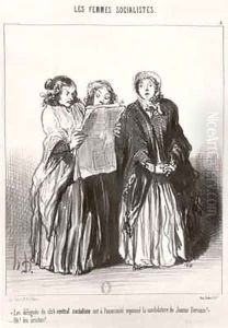 The Socialist Women 2 by Honore Daumier