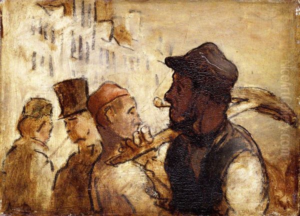 Workmen on the Street - view 1