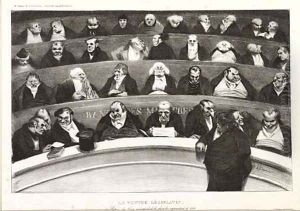 Le Ventre Legislatif, from L'Association mensuelle (Delteil 131) by Honore Daumier