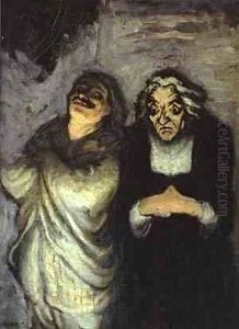 Scapin 1863-65 by Honore Daumier