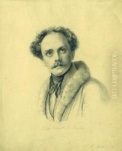 Portrait Des Adolf Schmidt by Karl Anton Heinrich Mucke