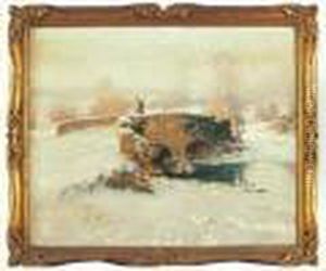 paysage De Neige by Jules Alexis Muenier