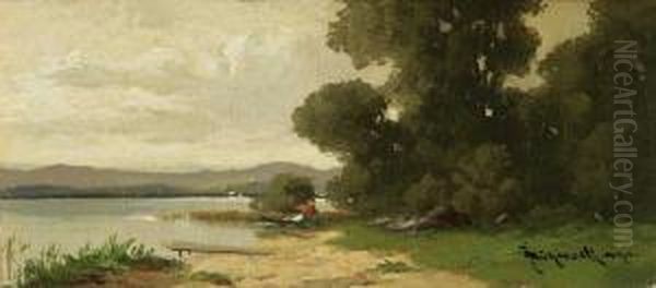 "weite Seelandschaft" Mit Personenstaffage - view 1