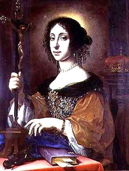 Portrait of Claudia Felicita Wife of Leopold I of Austria - view 1
