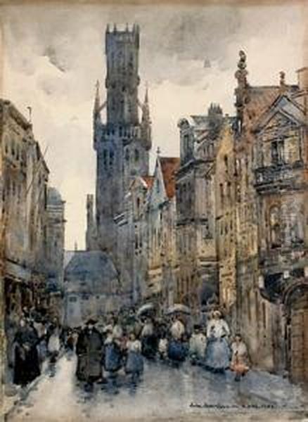 Dzwonnica W Brugii, 1901 R. - view 1