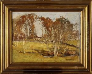 Autumn Landscapewith Birches
