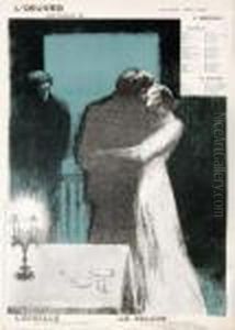 L'echelle ; Le Balcon. Programme Pour Le Theatre De L'oeuvre. by Alfredo Muller