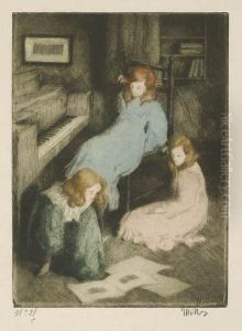 Les Trois Petites Filles (apres La Lecon)