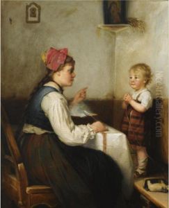 Porridge Time by August Muller