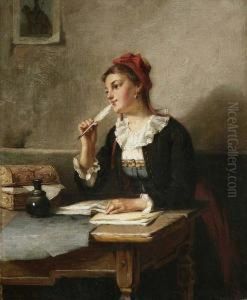 Liebesgluck-der Tagebucheintrag by August Muller