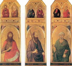 Santa Croce Altar 1325 by Ugolino Di Nerio (Da Siena)
