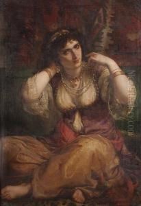 The Harem Beauty by Charles-Louis Mutler