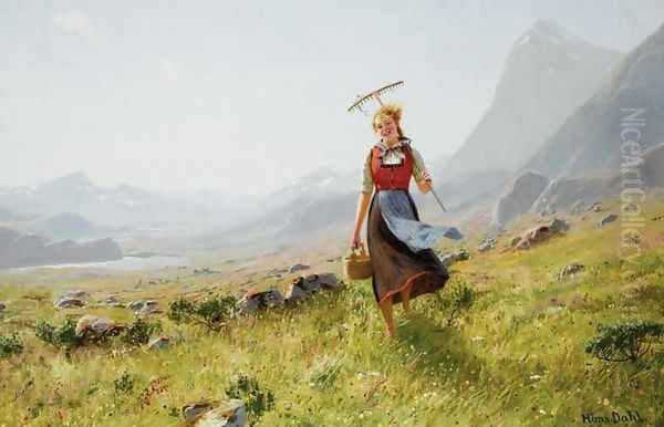 Returning from the Fields (Tilbake fra marken) - view 1