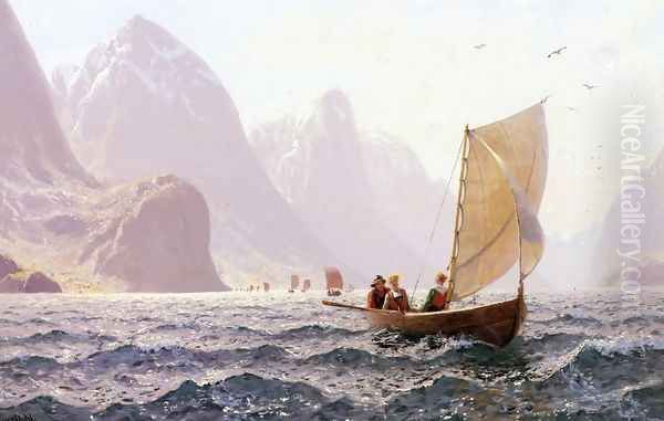 Regatta on a Norwegian Fiord - view 1