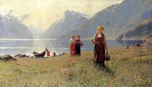 A Summer's Day by Hans Dahl