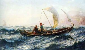 A Blustery Crossing by Hans Dahl