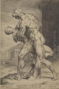 Der Raub Einer Sabinerin. by Jan Harmensz. Muller