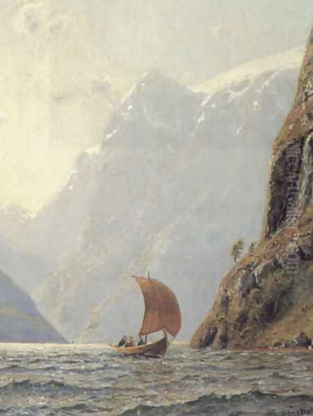 Sailing in a Fjord - view 1