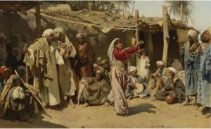 An Almee's Admirers (egyptische Tanzerin) by Leopold Carl Muller