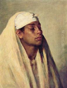 Portrait Eines Orientalen by Leopold Carl Muller