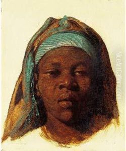 Jeune Orientale Du Caire. by Leopold Carl Muller