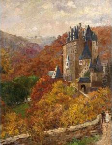 View Of Castle Eltz On The River Mosel