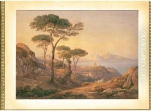 Veduta Di Capri Da Punta Campanella by Rudolf Muller