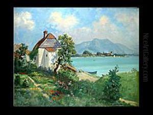 Am Chiemsee by Karl Muller-Baumgarten