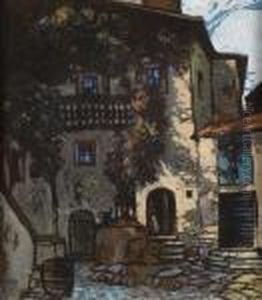 Haus Mit Stiegenaufgang by Oskar Mulley