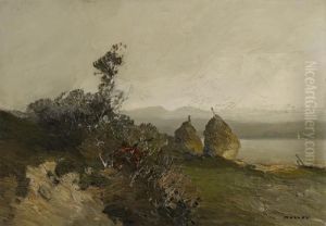 Landschaft Am See by Oskar Mulley