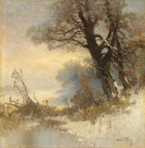 Winterlandschaft by Oskar Mulley