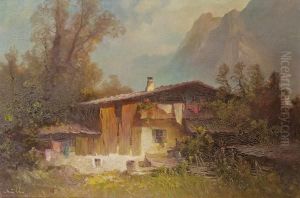 Bergbauernhof by Oskar Mulley