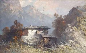 Oil/canvas, Signed And Dated "42"