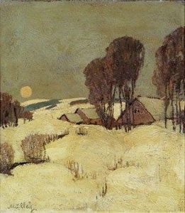 Winterlandschaft by Oskar Mulley