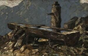"viehbrunnen". by Oskar Mulley