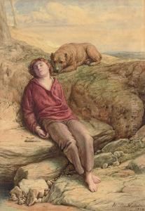 The Sleeping Shepherd by William Mulready