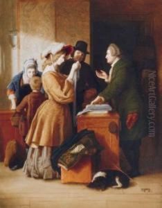 Choosing The Wedding Gown by William Mulready