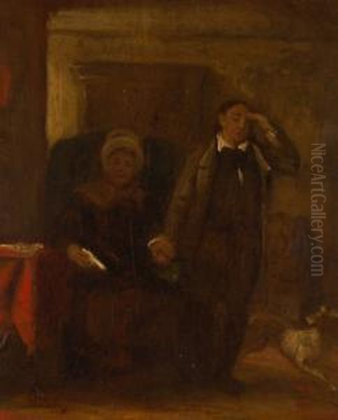 Figures In Aninterior - view 1