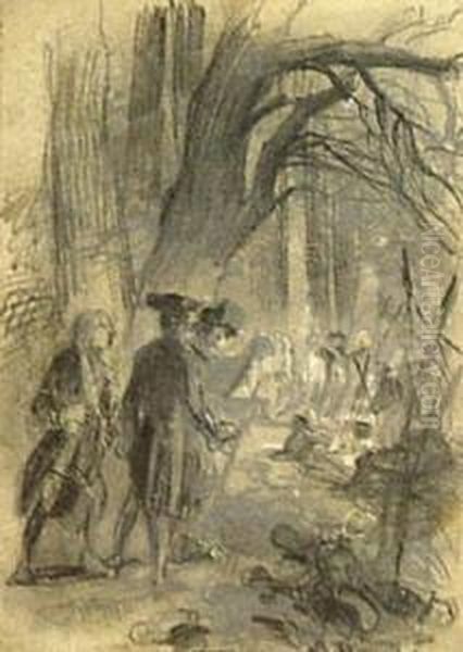 Soldiers In A Wood - view 1