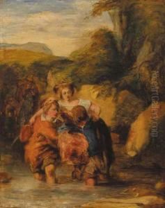 Crossing The Ford by William Mulready