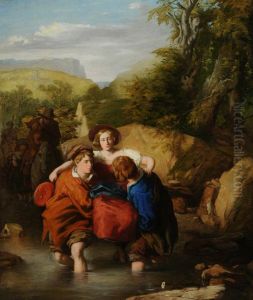 Crossing The Ford by William Mulready