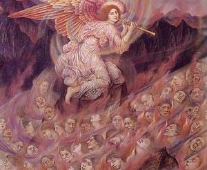 An Angel Piping to the Souls in Hell by Evelyn Pickering De Morgan