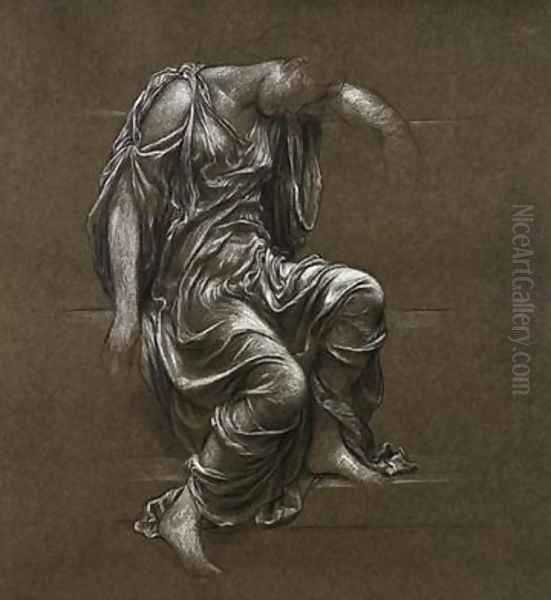 Drapery study for In Memoriam - view 1