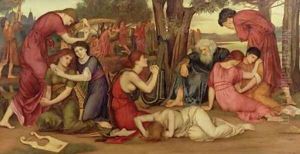 By the Waters of Babylon 1882-83 by Evelyn Pickering De Morgan