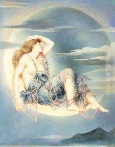 Luna by Evelyn Pickering De Morgan