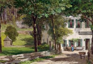 Ein Gasthaus by Leopold Munsch