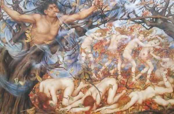Boreas and Fallen Leaves - view 1