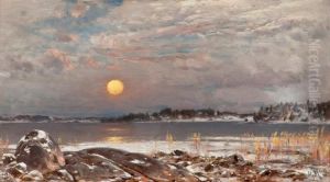 Earlyspring Moon by Hjalmar (Magnus) Munsterhjelm