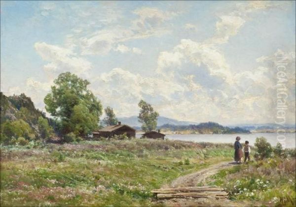 Aurinkoinen Kesaaamupaiva/ Aihe Hameesta - view 1