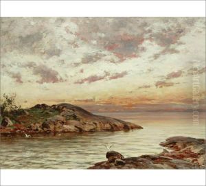 Summer Night In The Finnish Archipelago by Hjalmar (Magnus) Munsterhjelm